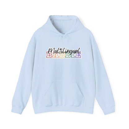 Multilingual Baddie Hooded Sweatshirt