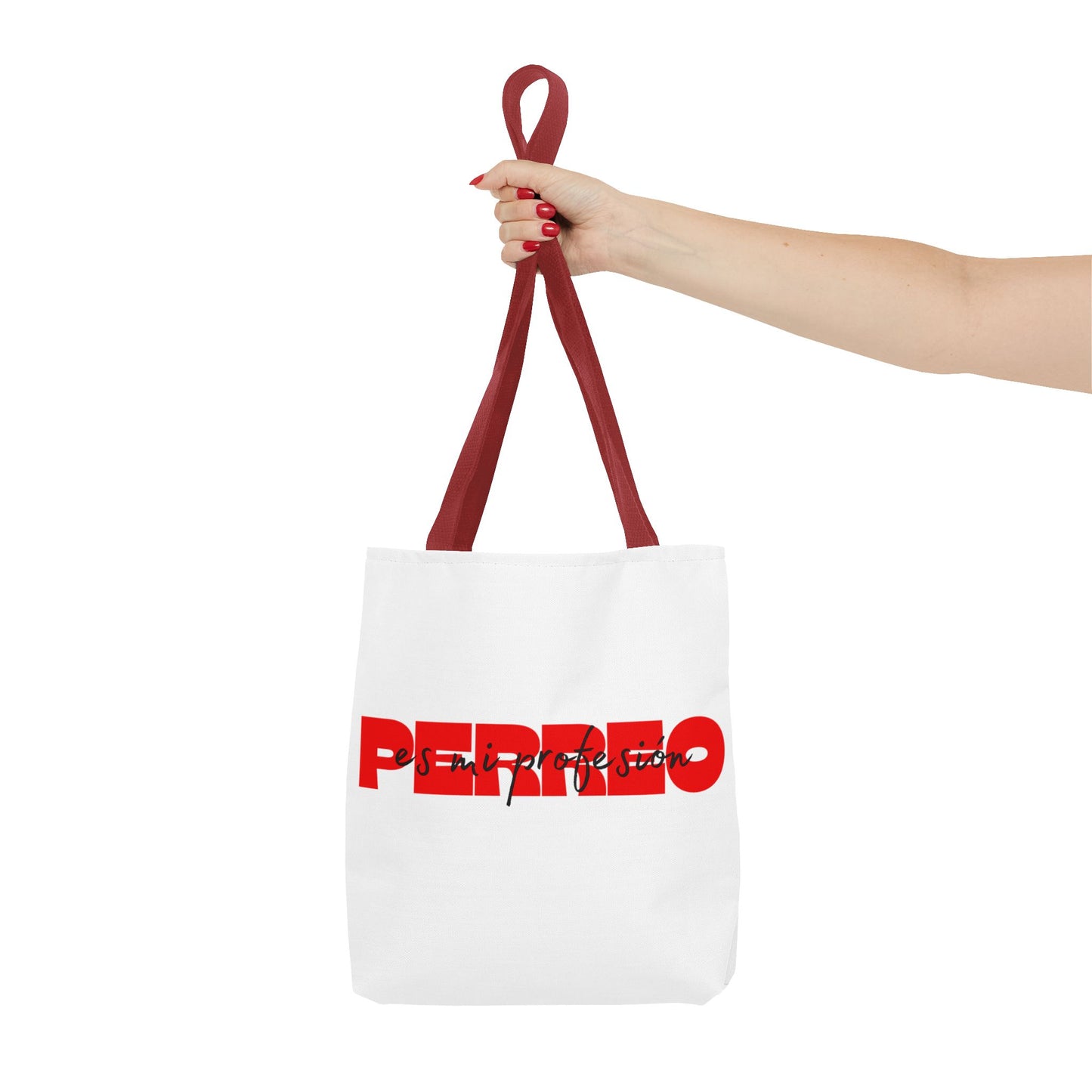 Perreo Es Mi Profesion Red Tote Bag