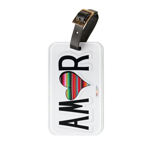 Amor Serape Luggage Tag