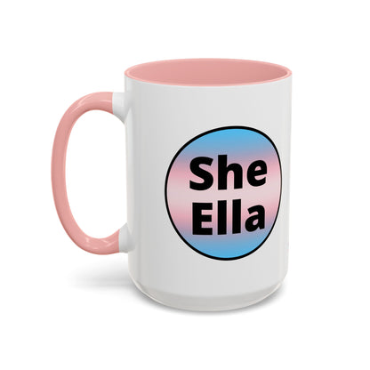 She/Ella Trans Coffee Mug