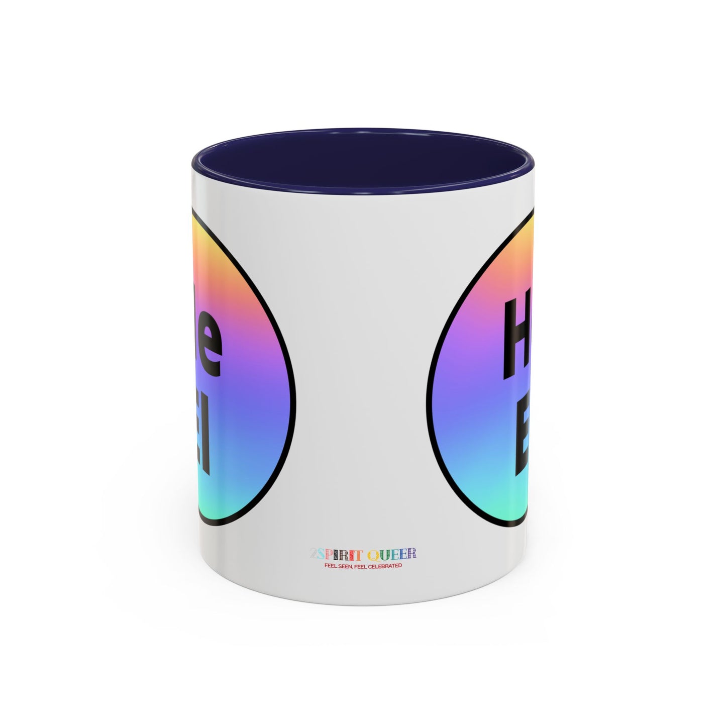 He / El Rainbow Coffee Mug