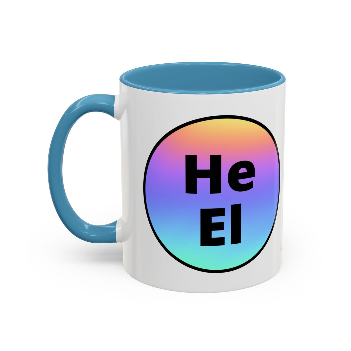 He / El Rainbow Coffee Mug