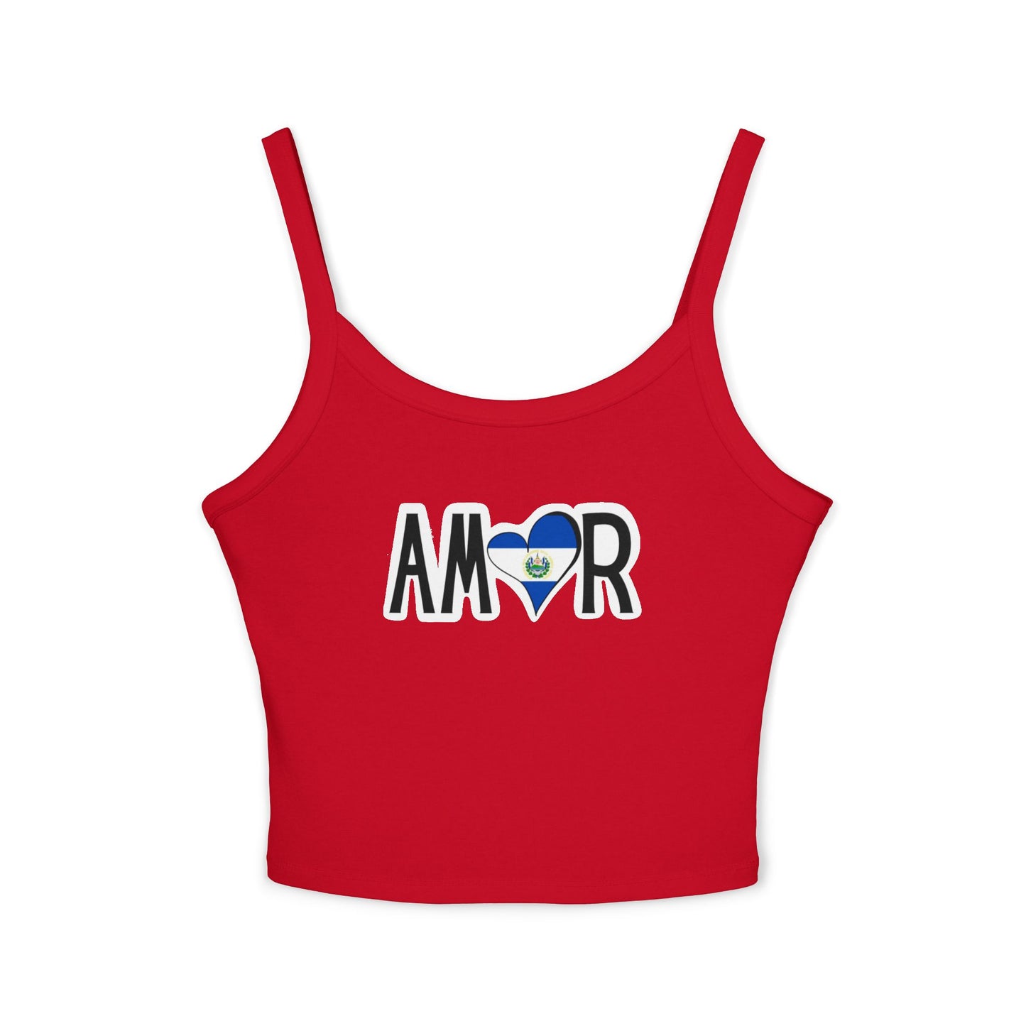 Amor El Salvador Spaghetti Strap Tank Top