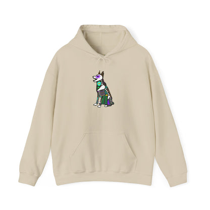 Dia de los Muertos German Shepard Hooded Sweatshirt