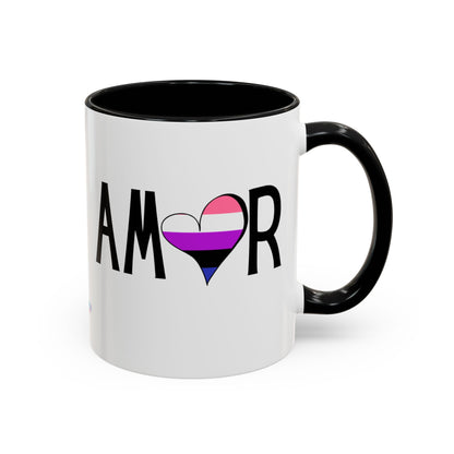Amor Genderfluid Accent Coffee Mug