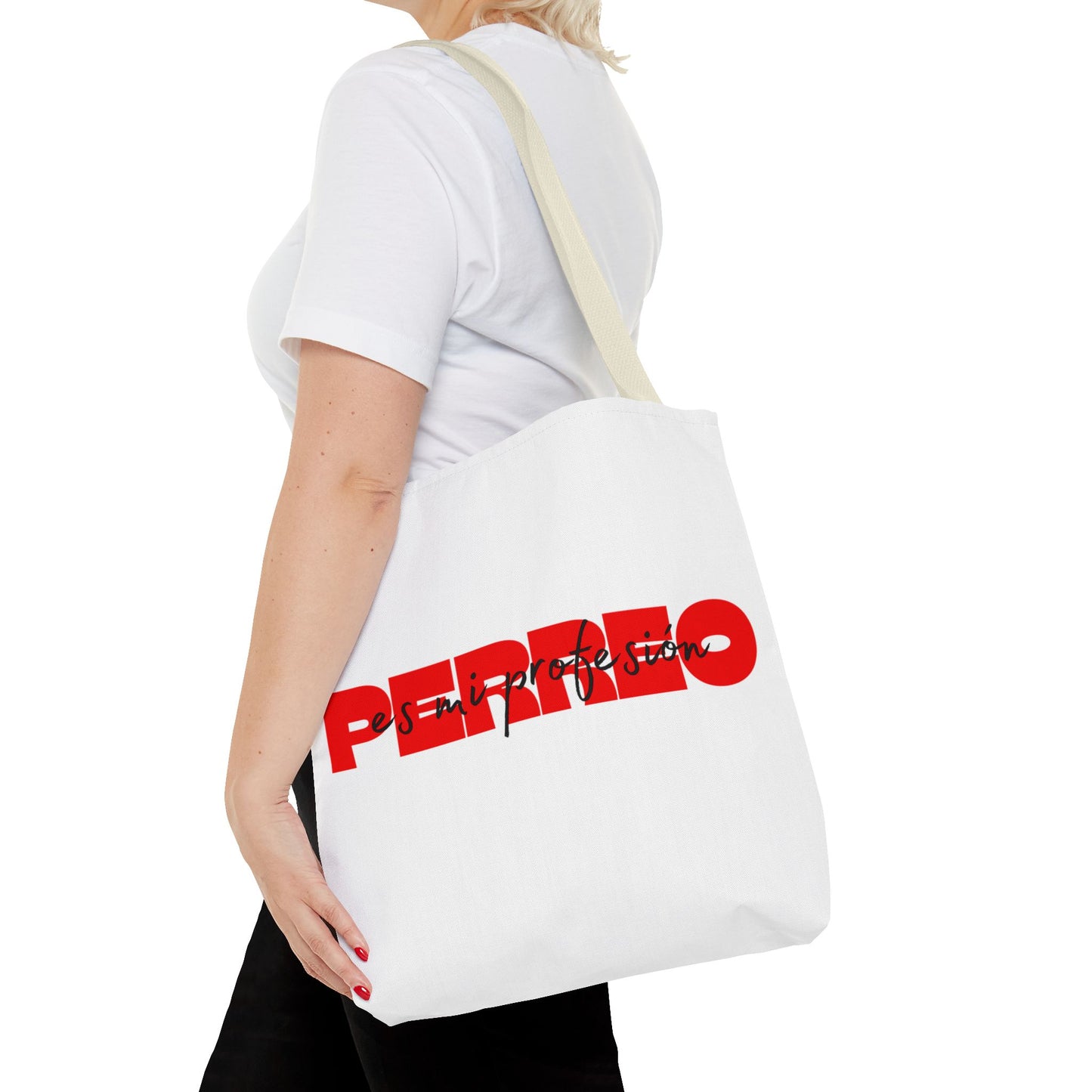 Perreo Es Mi Profesion Red Tote Bag