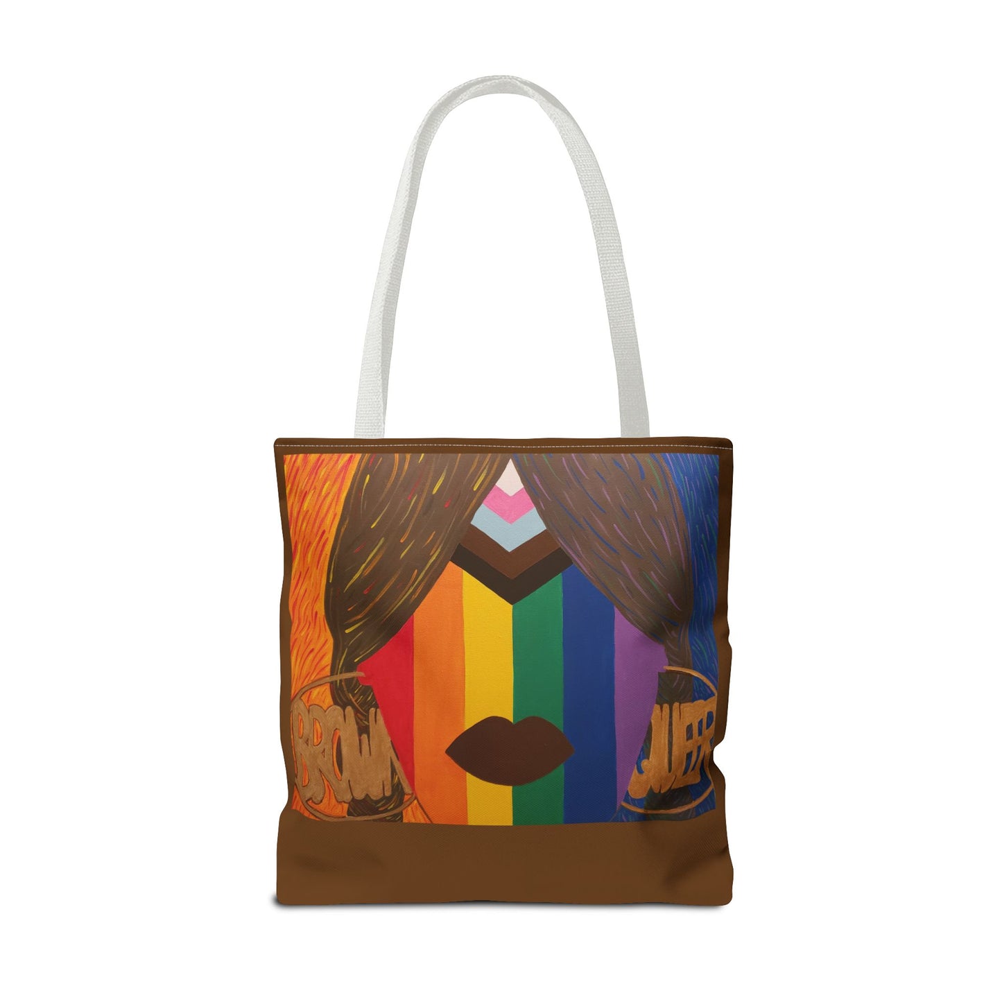 Brown and Queer Tote Bag