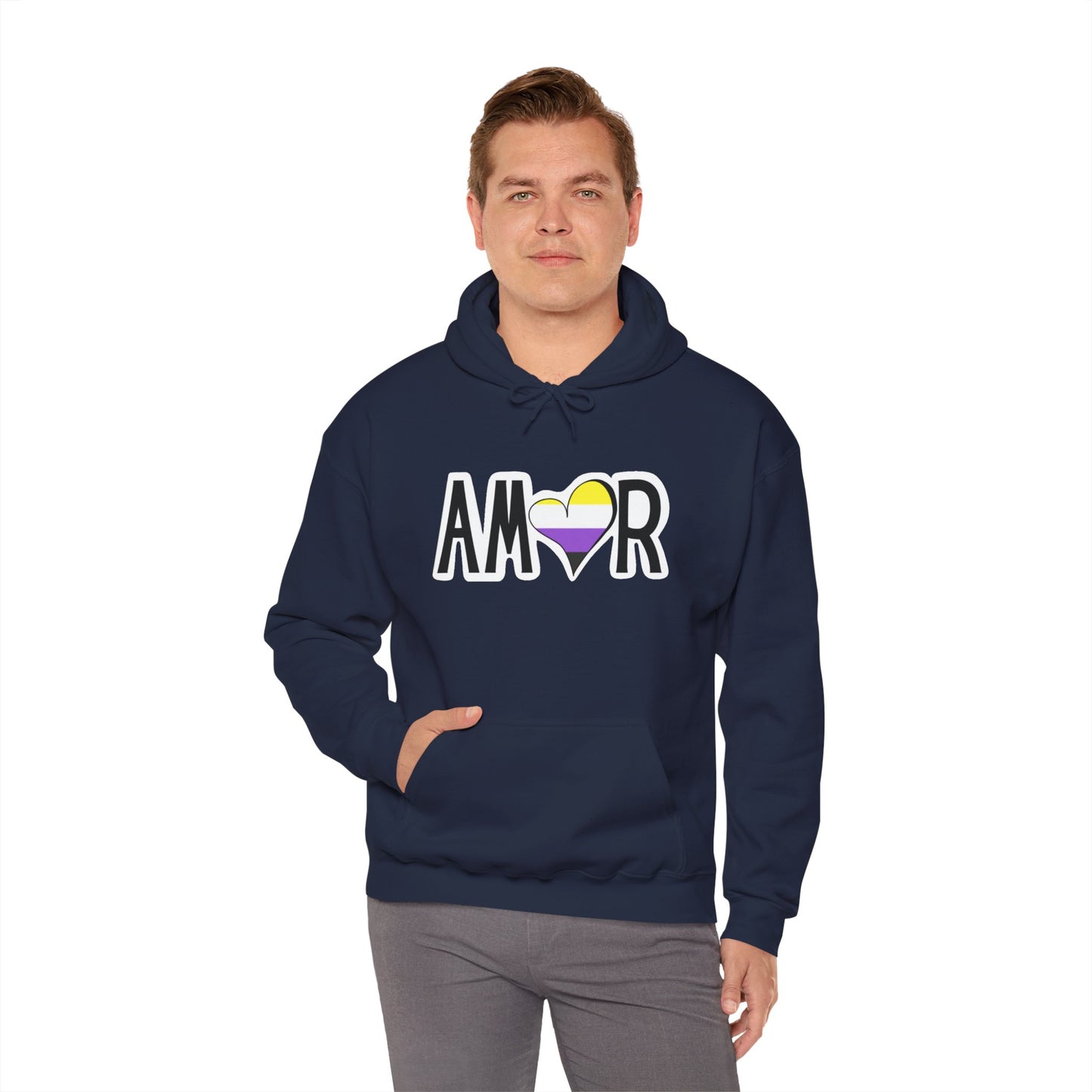 Amor Non Binary Hooded Sweatshirt