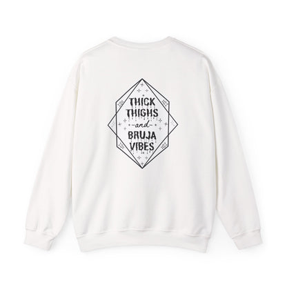 Thick Thighs Bruja Vibes Crewneck Sweatshirt
