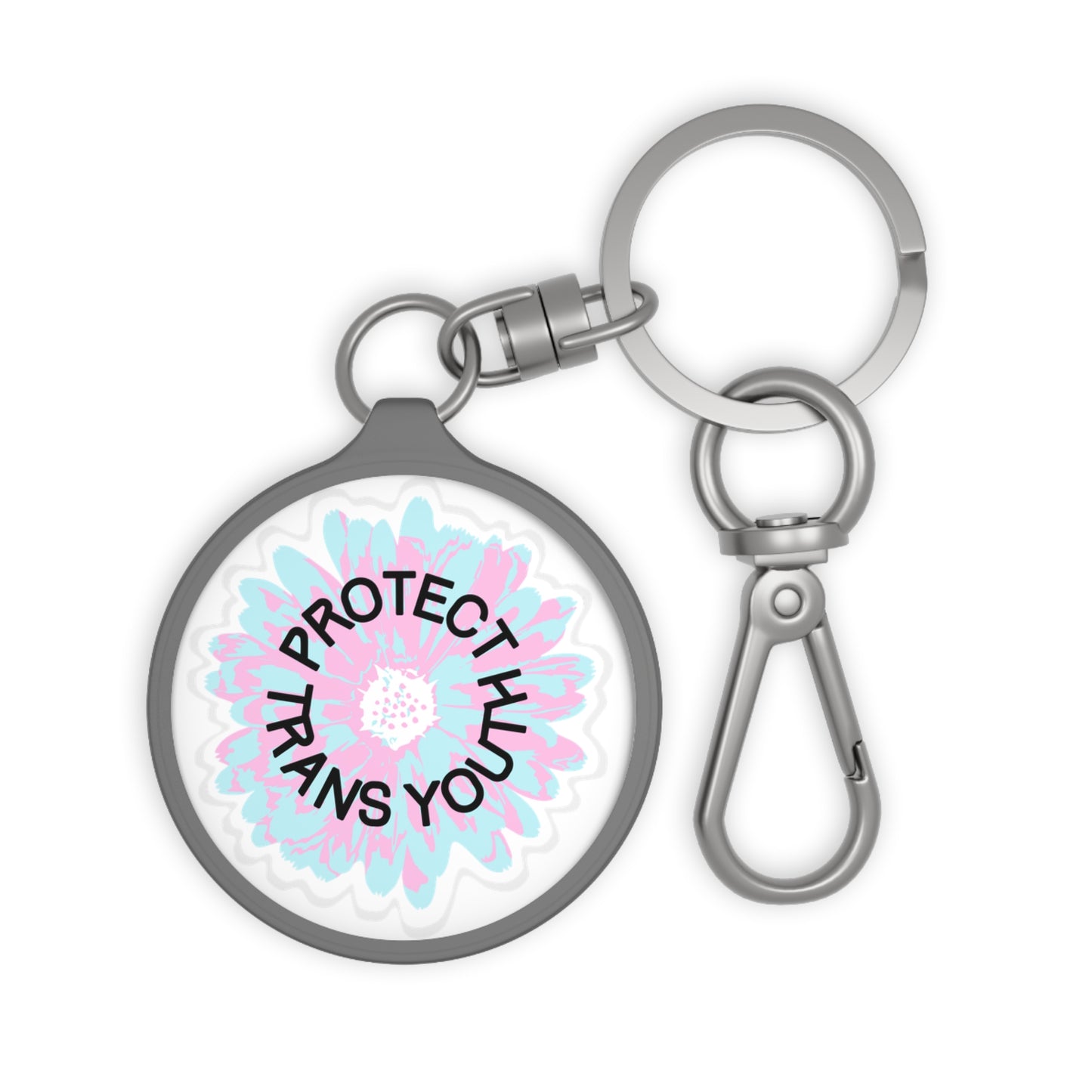 Protect Trans Youth Keyring Tag