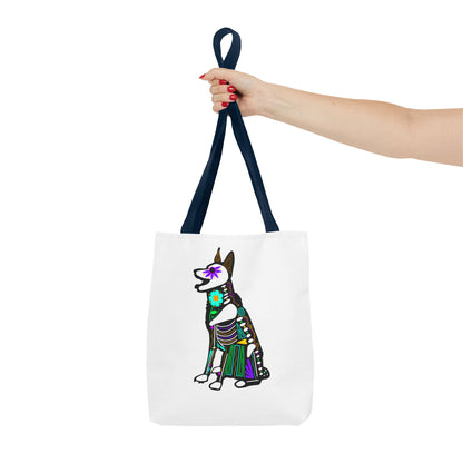Dia de los Muertos German Shepard Tote Bag