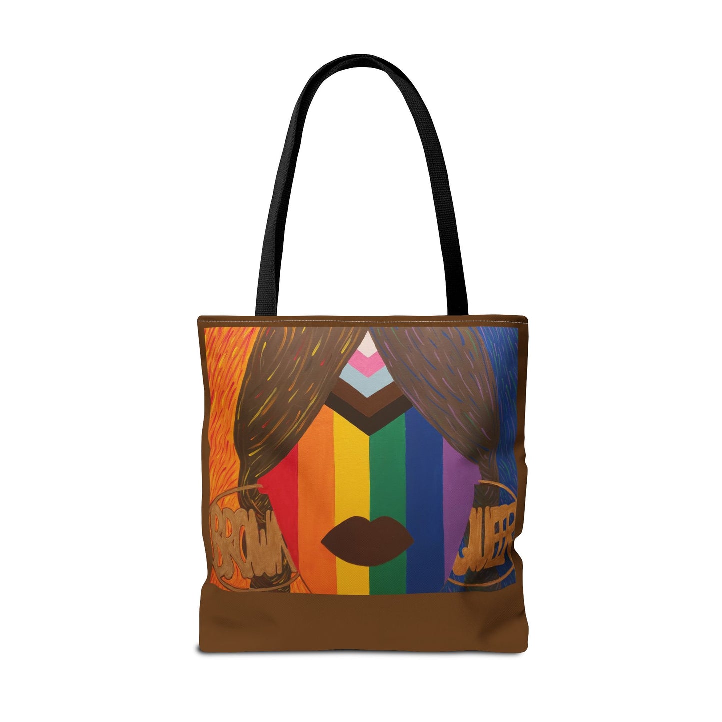 Brown and Queer Tote Bag