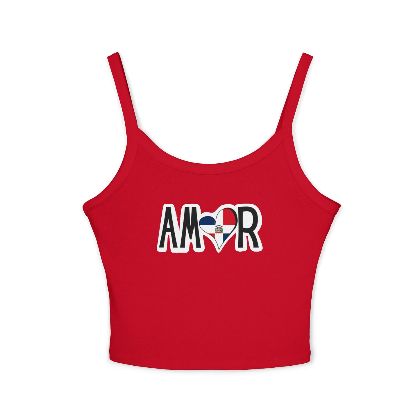 Amor Dominican Republic Spaghetti Strap Tank Top