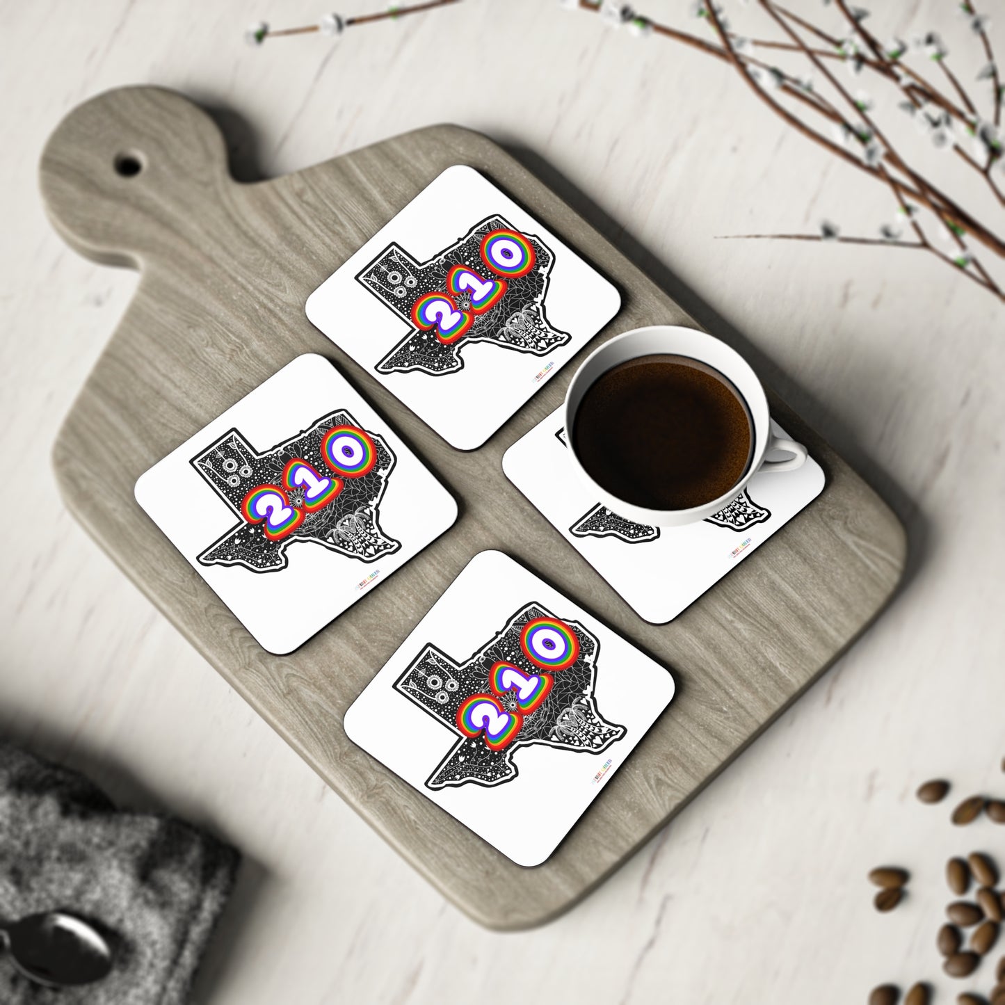 Texas 210 Coasters