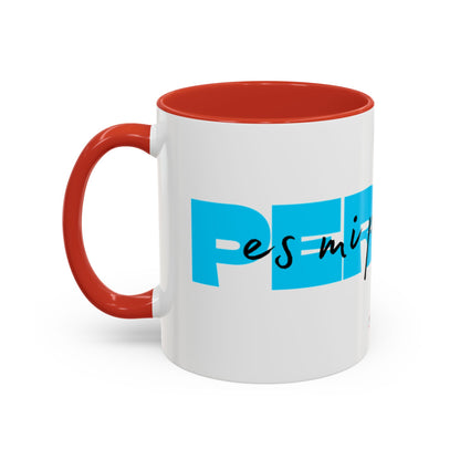 Perreo Es Mi Profesion Blue Accent Coffee Mug