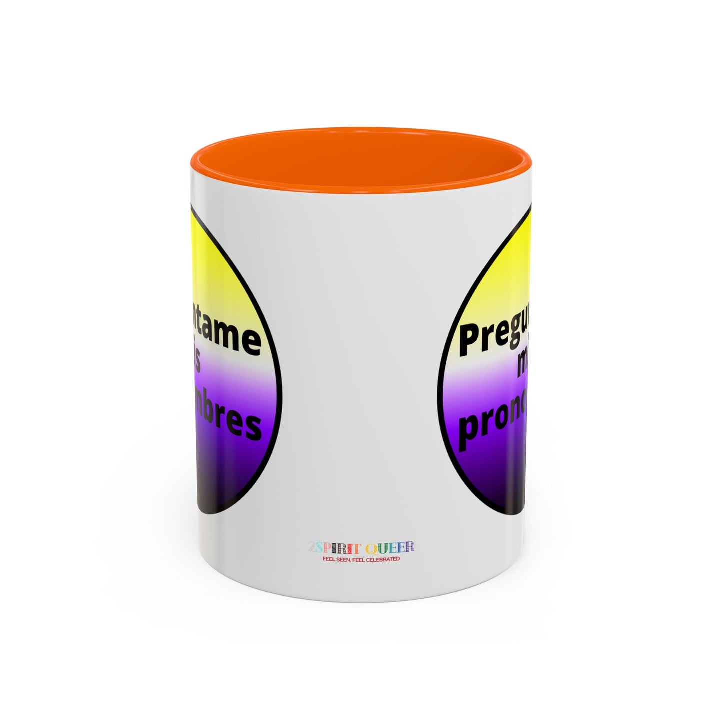 Preguntame mis Pronombres NonBinary Coffee Mug