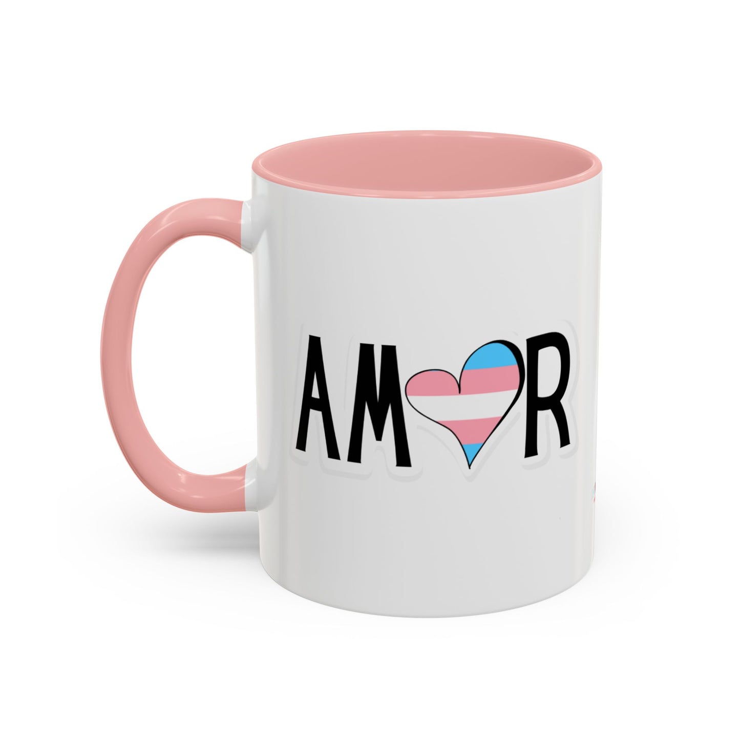 Amor Trans Accent Coffee Mug