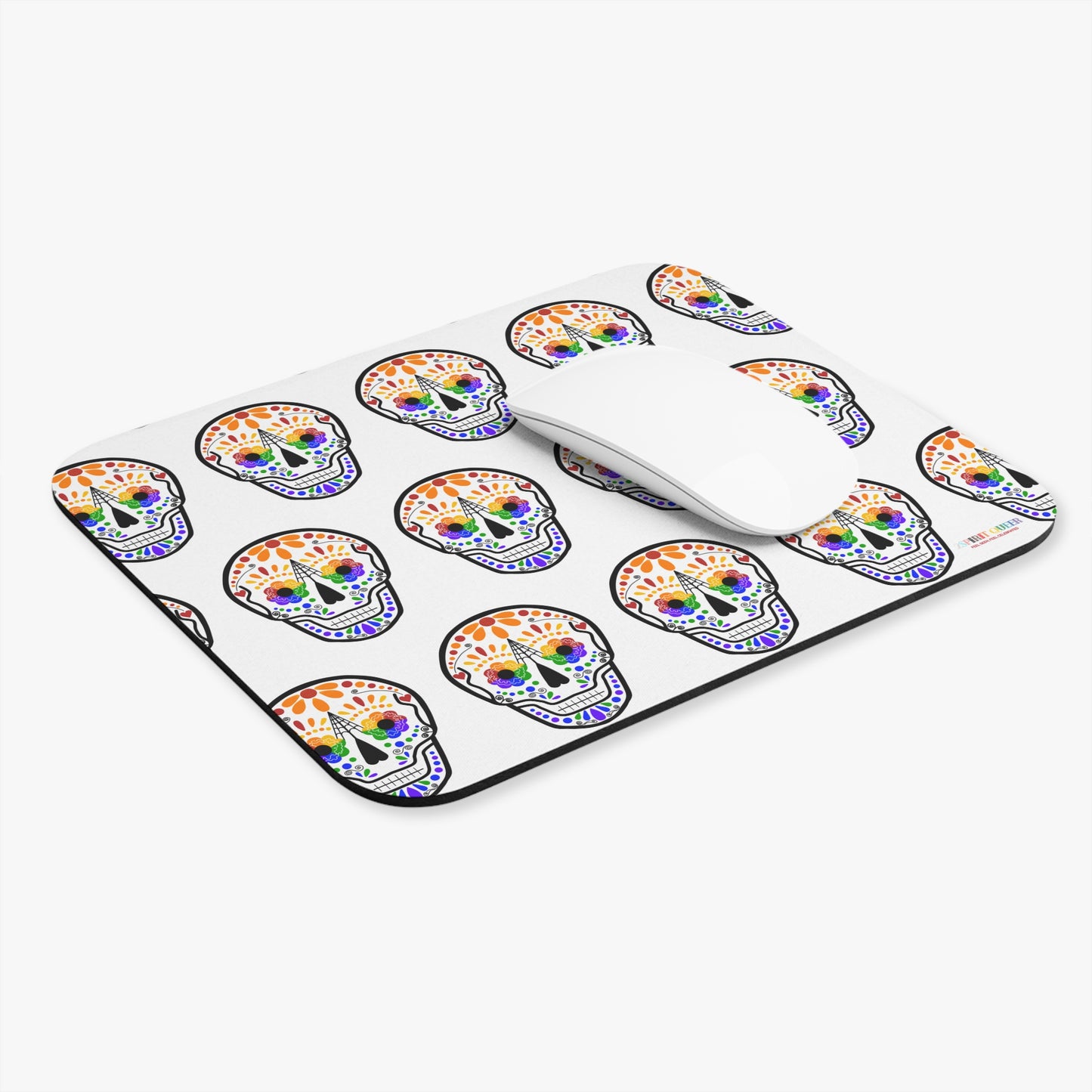 Queer Sugar Skull Mouse Pad (Rectangle)