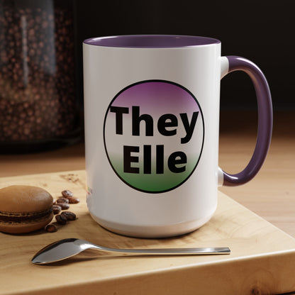 They / Elle - Gender Non-Conforming Coffee Mug