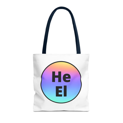 He / El Rainbow Tote Bag