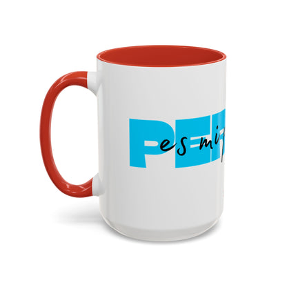 Perreo Es Mi Profesion Blue Accent Coffee Mug