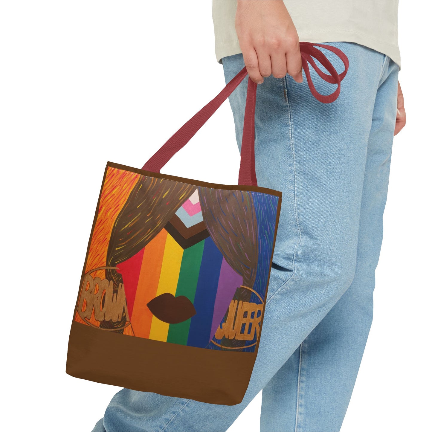Brown and Queer Tote Bag