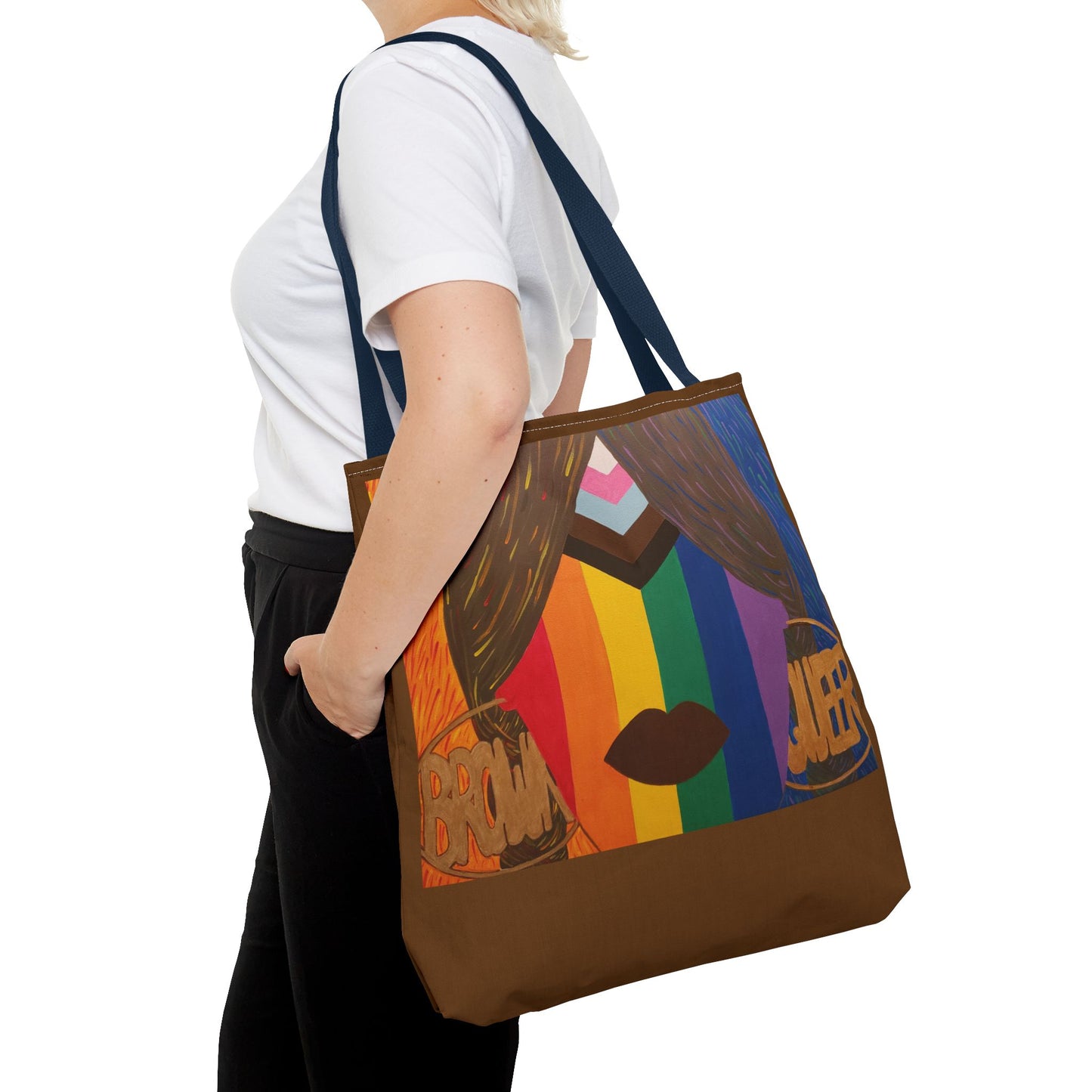 Brown and Queer Tote Bag