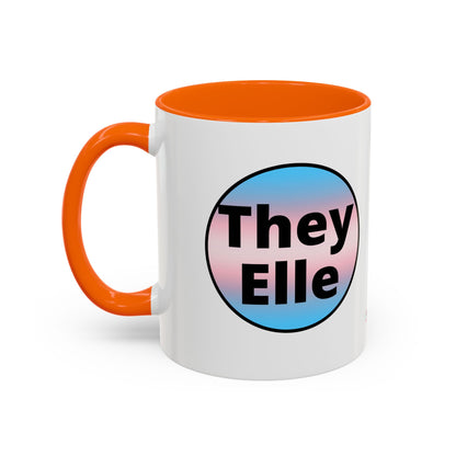 They / Elle Trans Coffee Mug