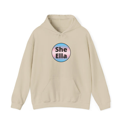 She / Ella Trans Hooded Sweatshirt