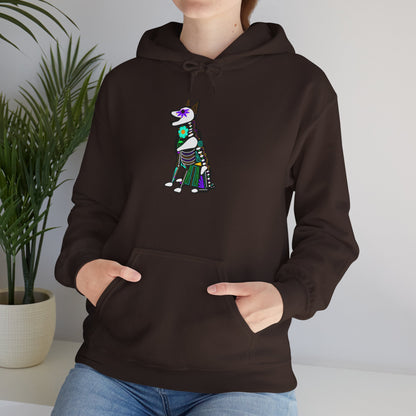 Dia de los Muertos German Shepard Hooded Sweatshirt