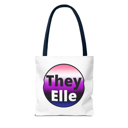 They/Elle Genderfluid Tote Bag