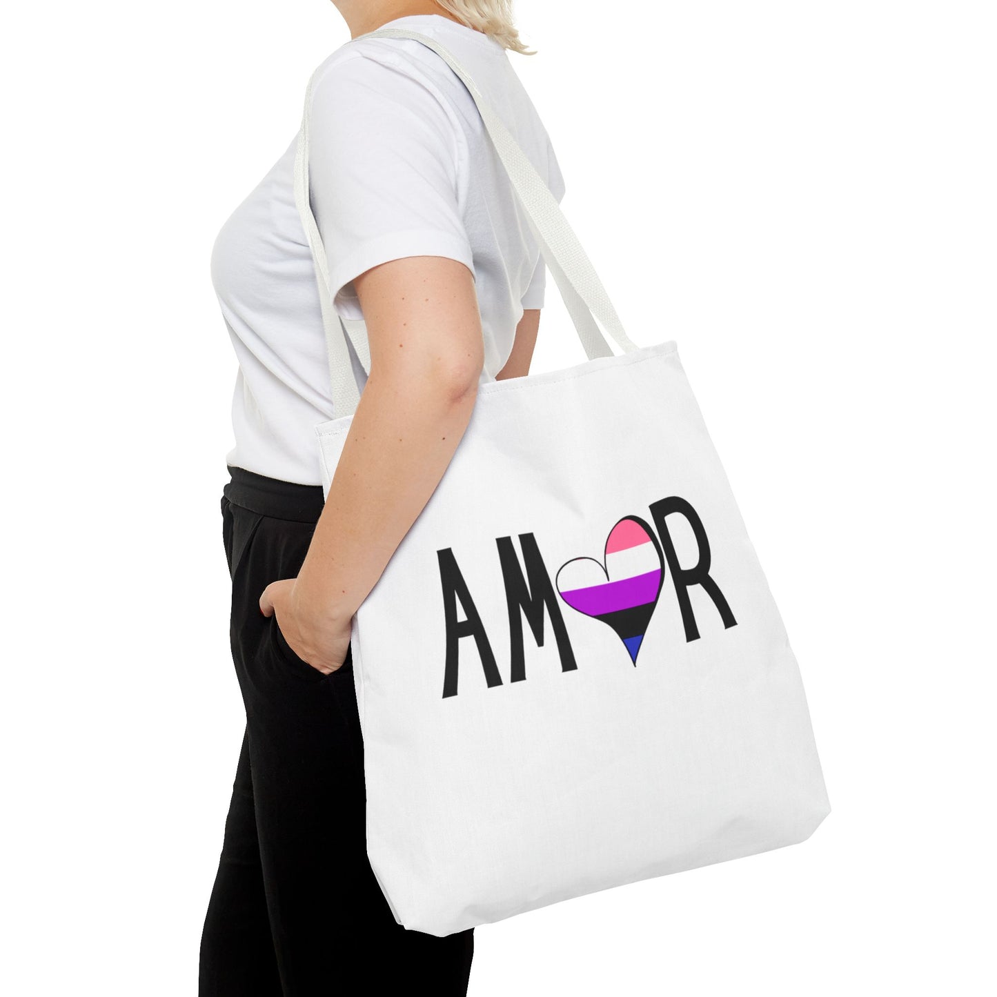 Amor Genderfluid Tote Bag