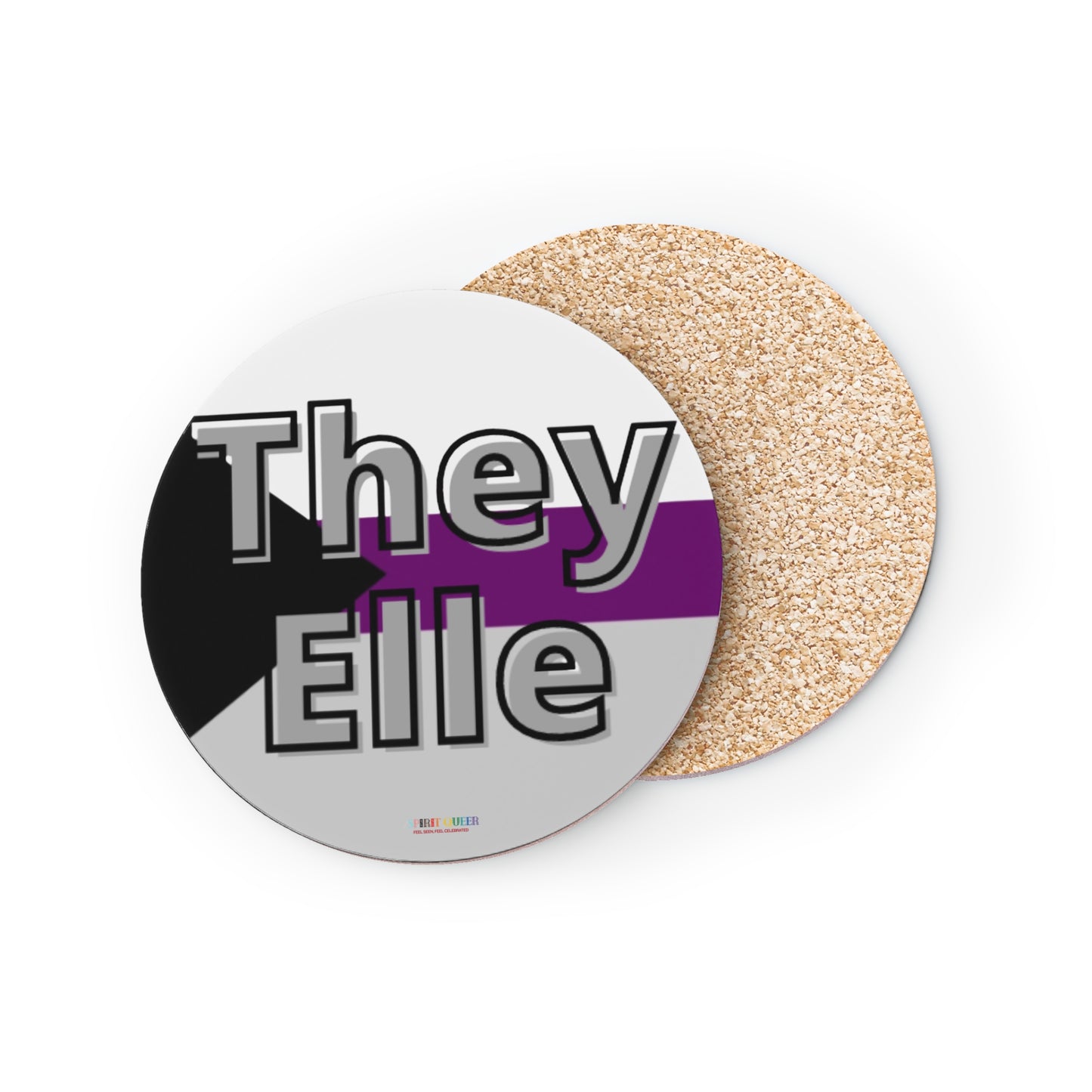 They / Elle Demi Coasters