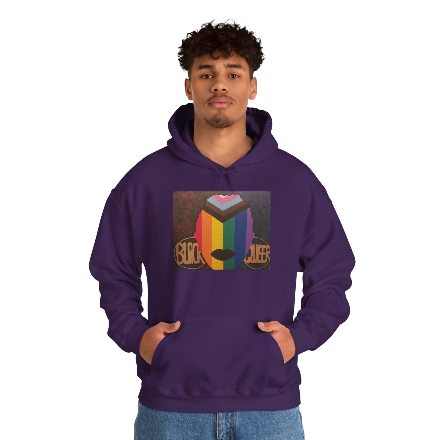 Black and Queer Hooded Sweatshirt