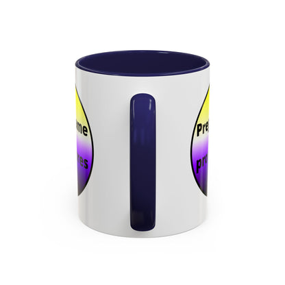 Preguntame mis Pronombres NonBinary Coffee Mug