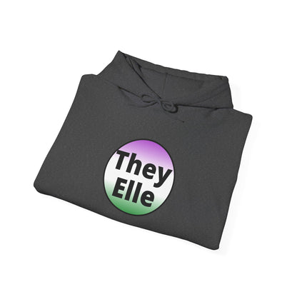 They/Elle Gender NonConforming Hooded Sweatshirt