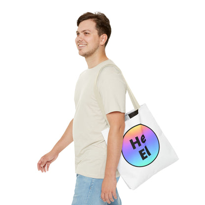 He / El Rainbow Tote Bag