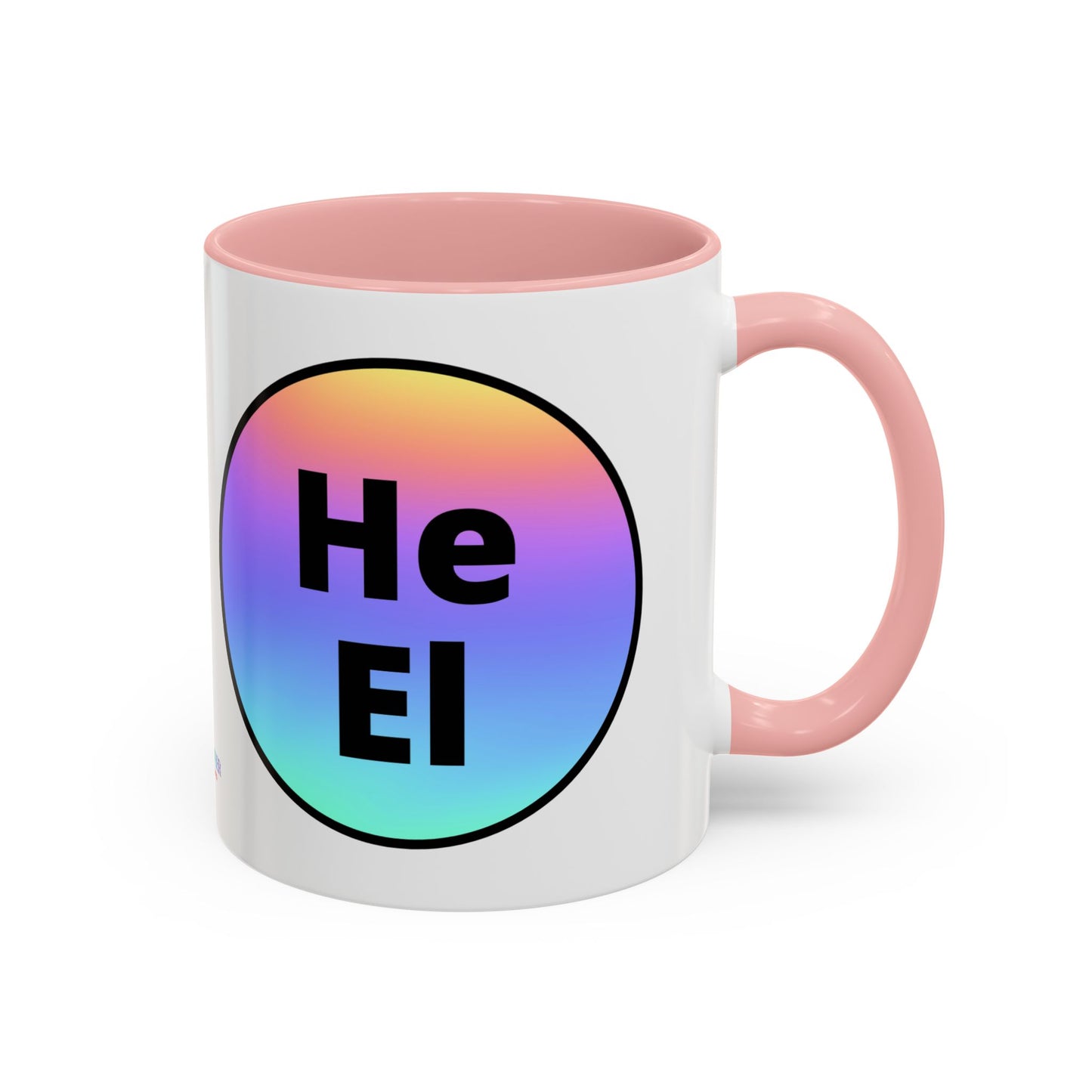 He / El Rainbow Coffee Mug