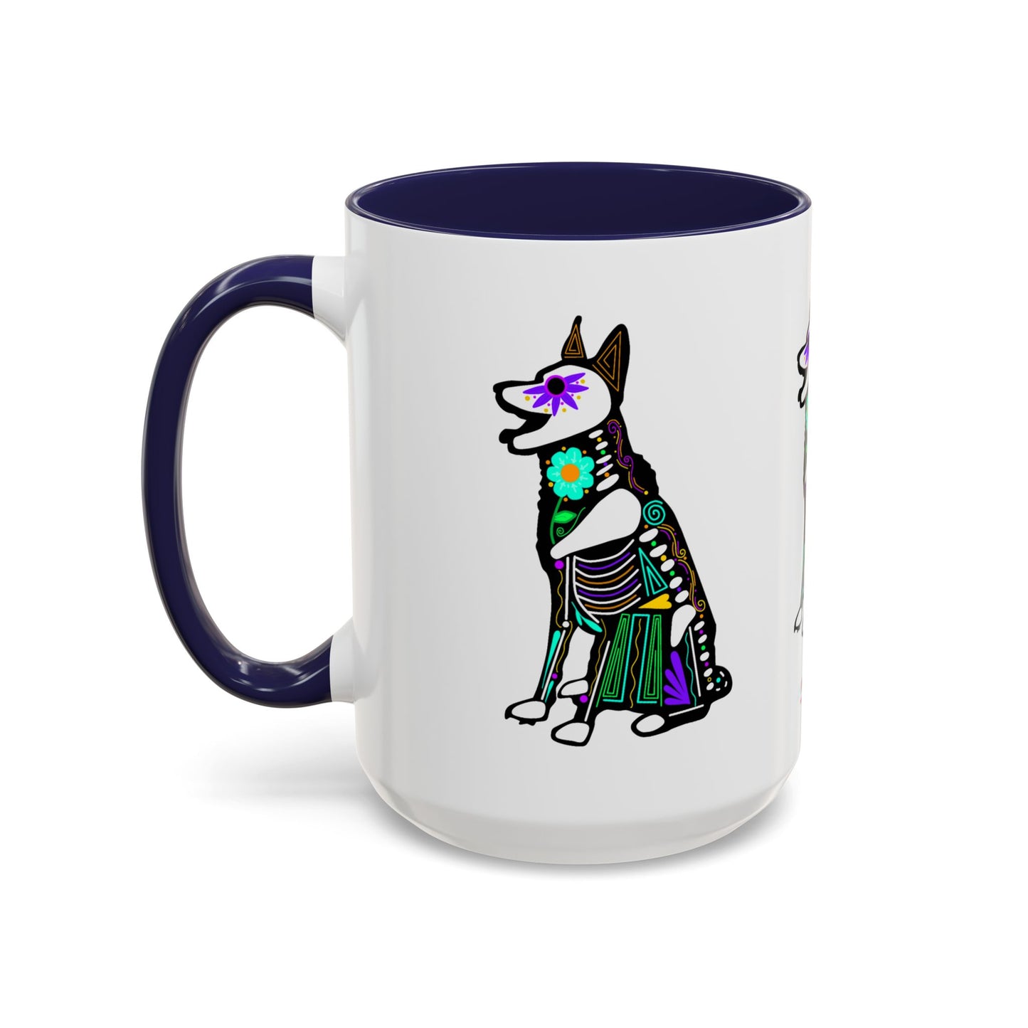 Dia de los Muertos German Shepard Coffee Mug