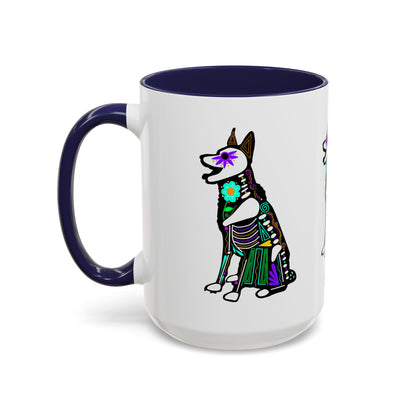 Dia de los Muertos German Shepard Coffee Mug