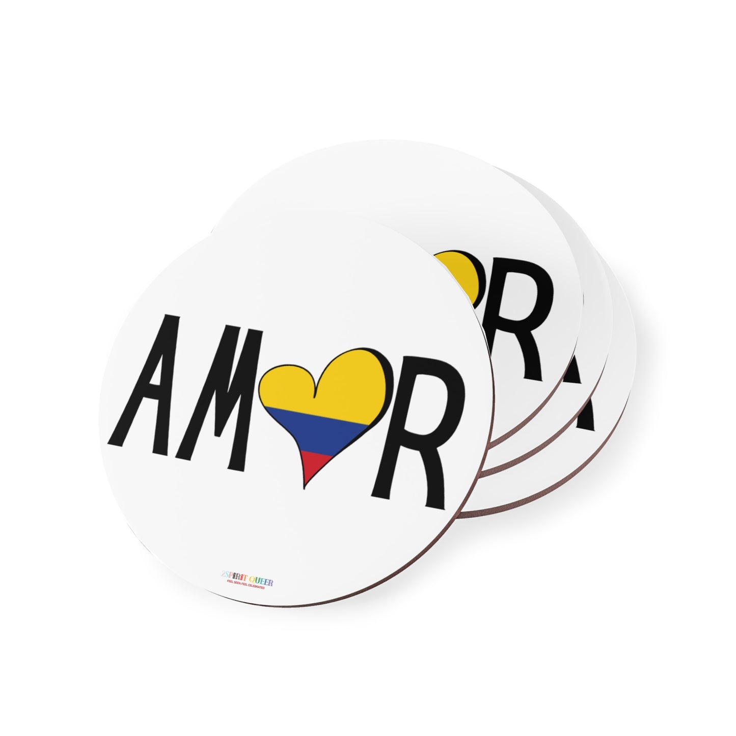Amor Colombia Coasters