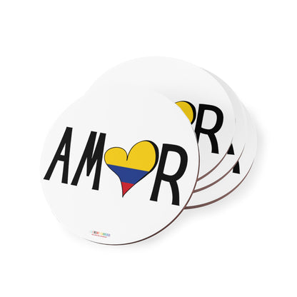 Amor Colombia Coasters
