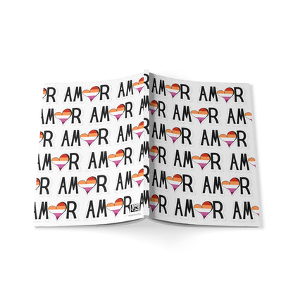 Amor Lesbian Softcover Notebook, A5