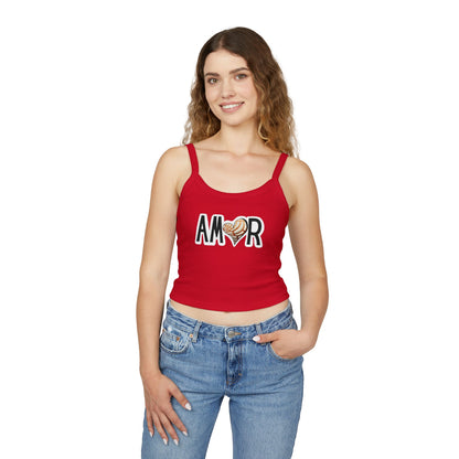 Amor Concha Spaghetti Strap Tank Top
