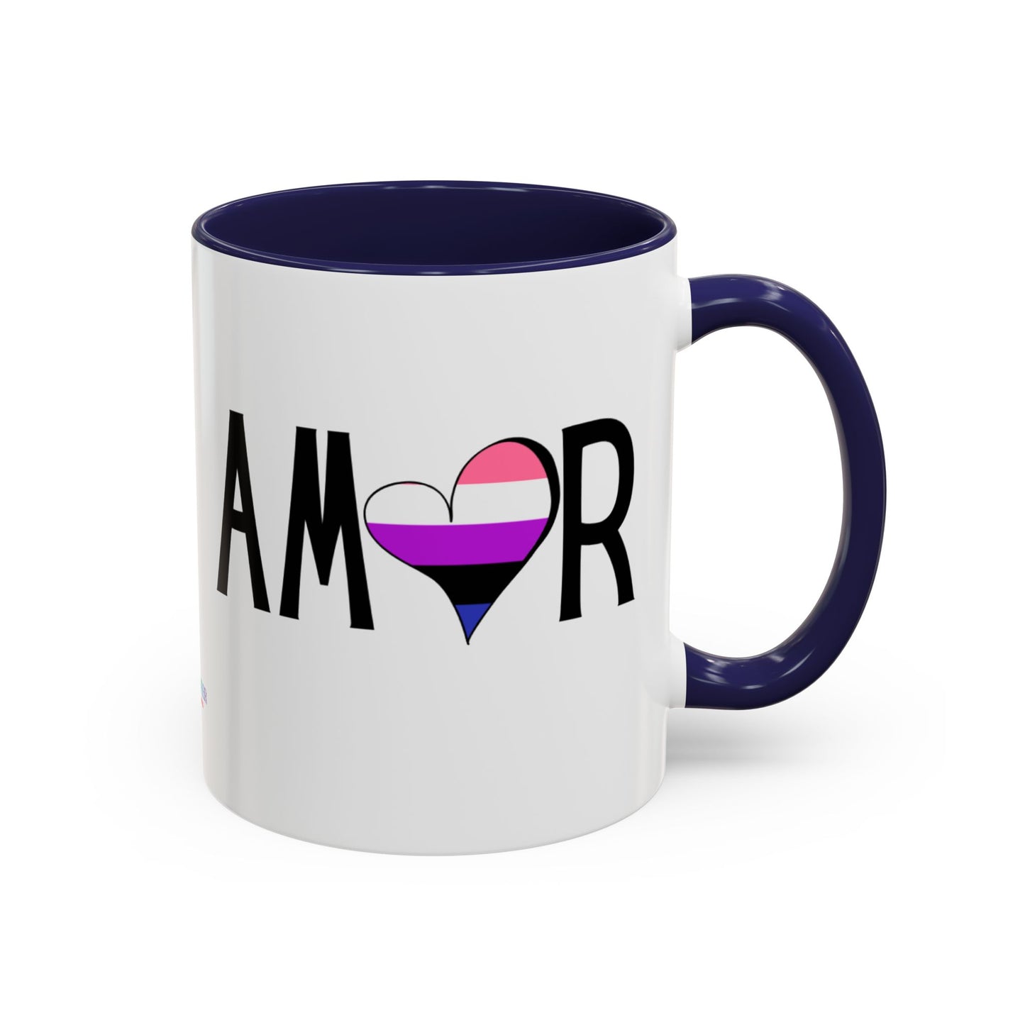 Amor Genderfluid Accent Coffee Mug