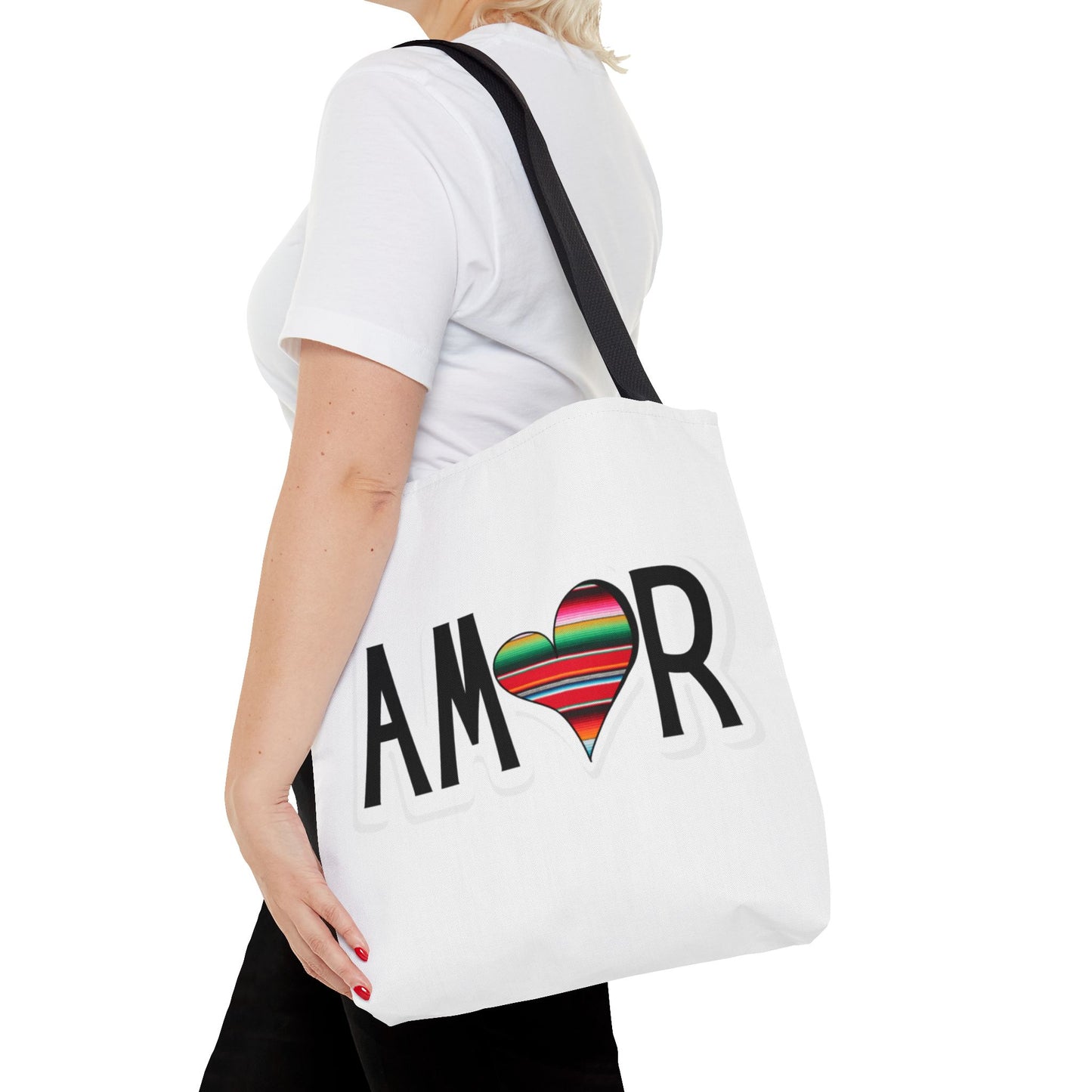 Amor Serape Tote Bag