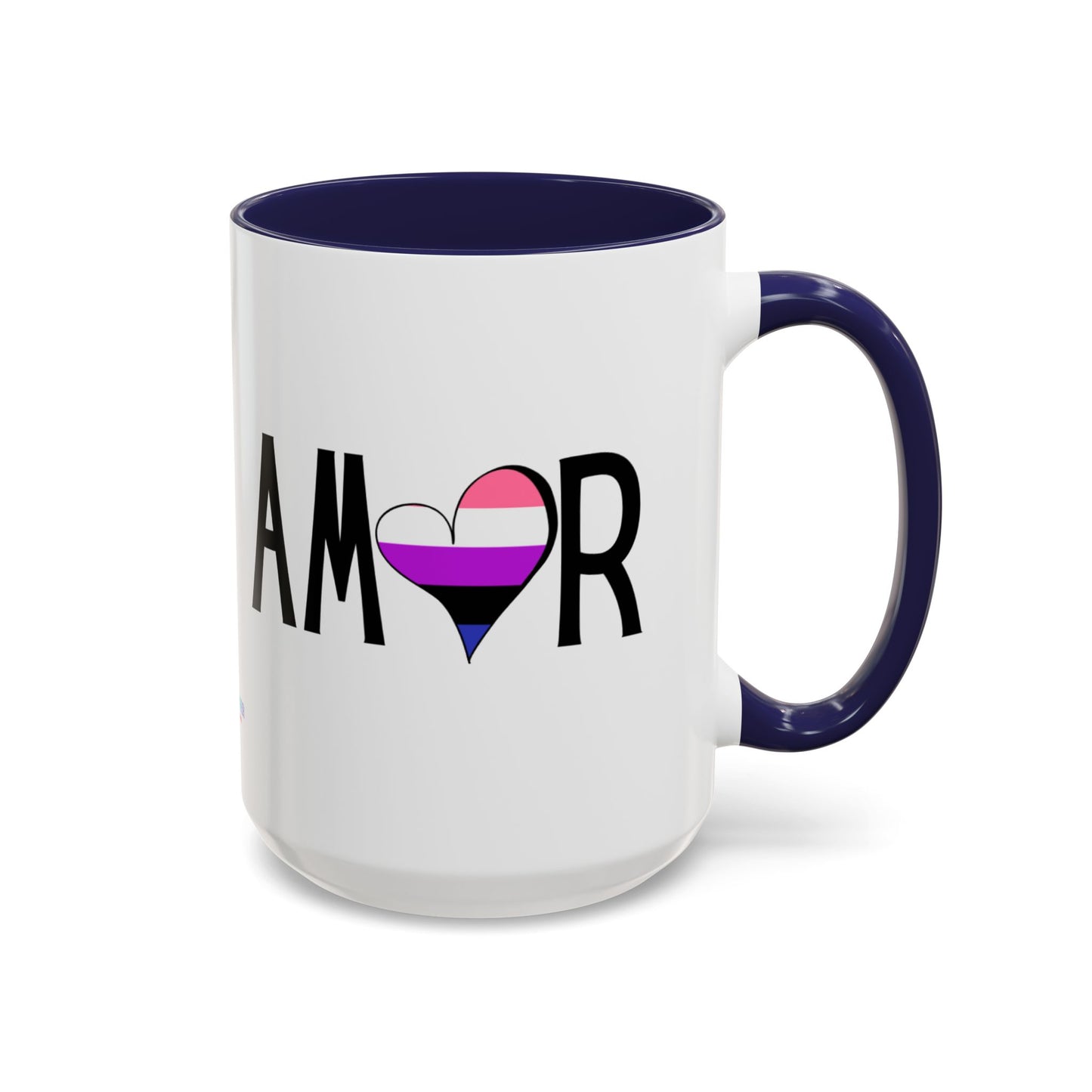 Amor Genderfluid Accent Coffee Mug