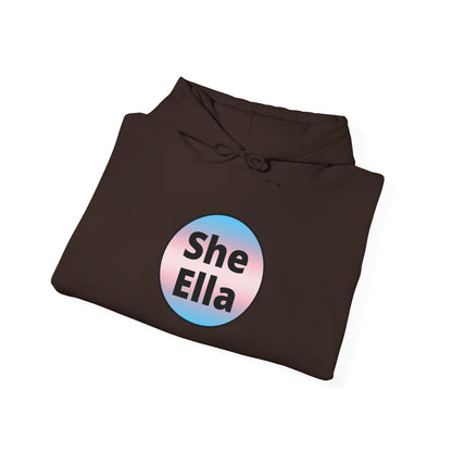 She / Ella Trans Hooded Sweatshirt