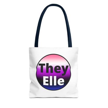 They/Elle Genderfluid Tote Bag