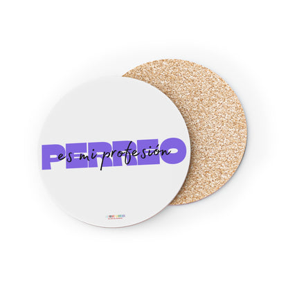 Perreo Es Mi Profesion Purple Coasters